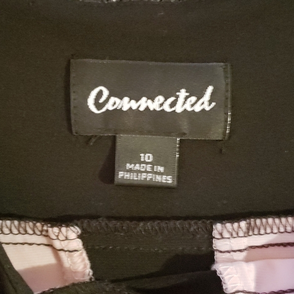 Super Flattering Pink and Black Dress - Picture 2 of 5